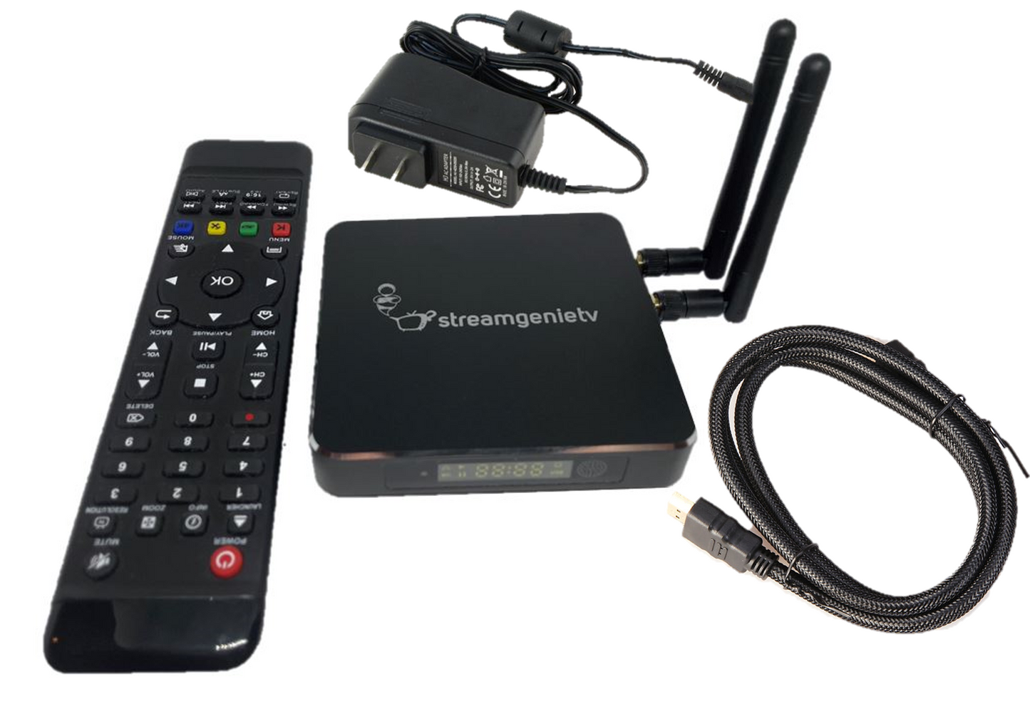 StreamGenie 2.0 PLUS TV Stream Box with Newest StreamGenie 2.0 Software - 4GB RAM