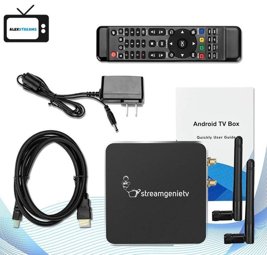 StreamGenie PLUS TV Stream Box with Newest StreamGenie 2.0 Software and 4GB RAM