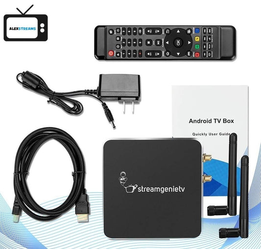 StreamGenie 2.0 PLUS TV Stream Box with Newest StreamGenie 2.0 Software - 4GB RAM